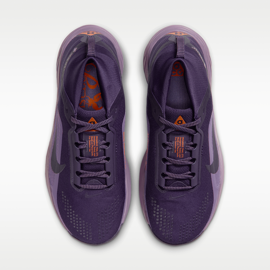 Purple Dynasty/Violet Dust/Safety Orange/Light Orewood Brown