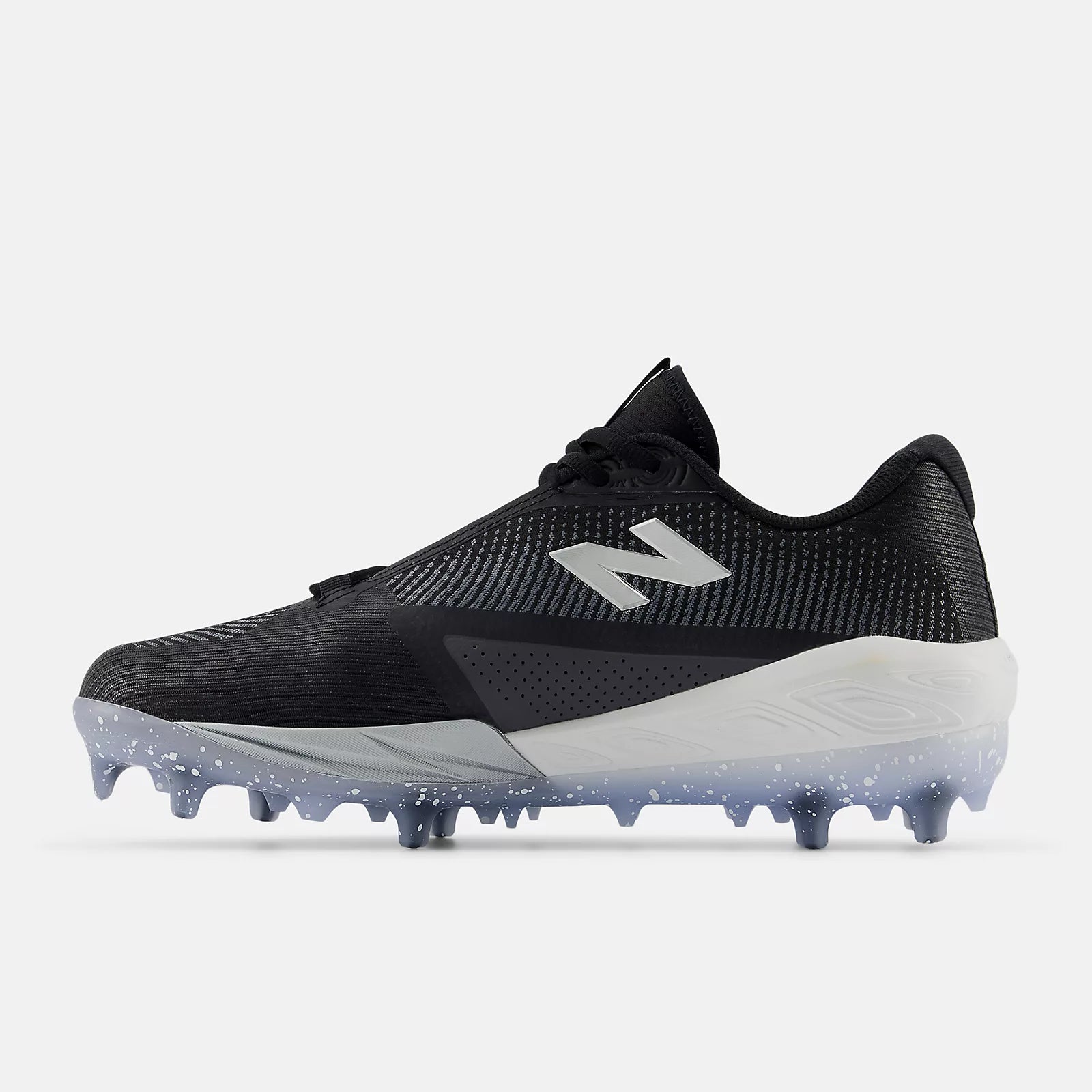 Black With Metallic Silver