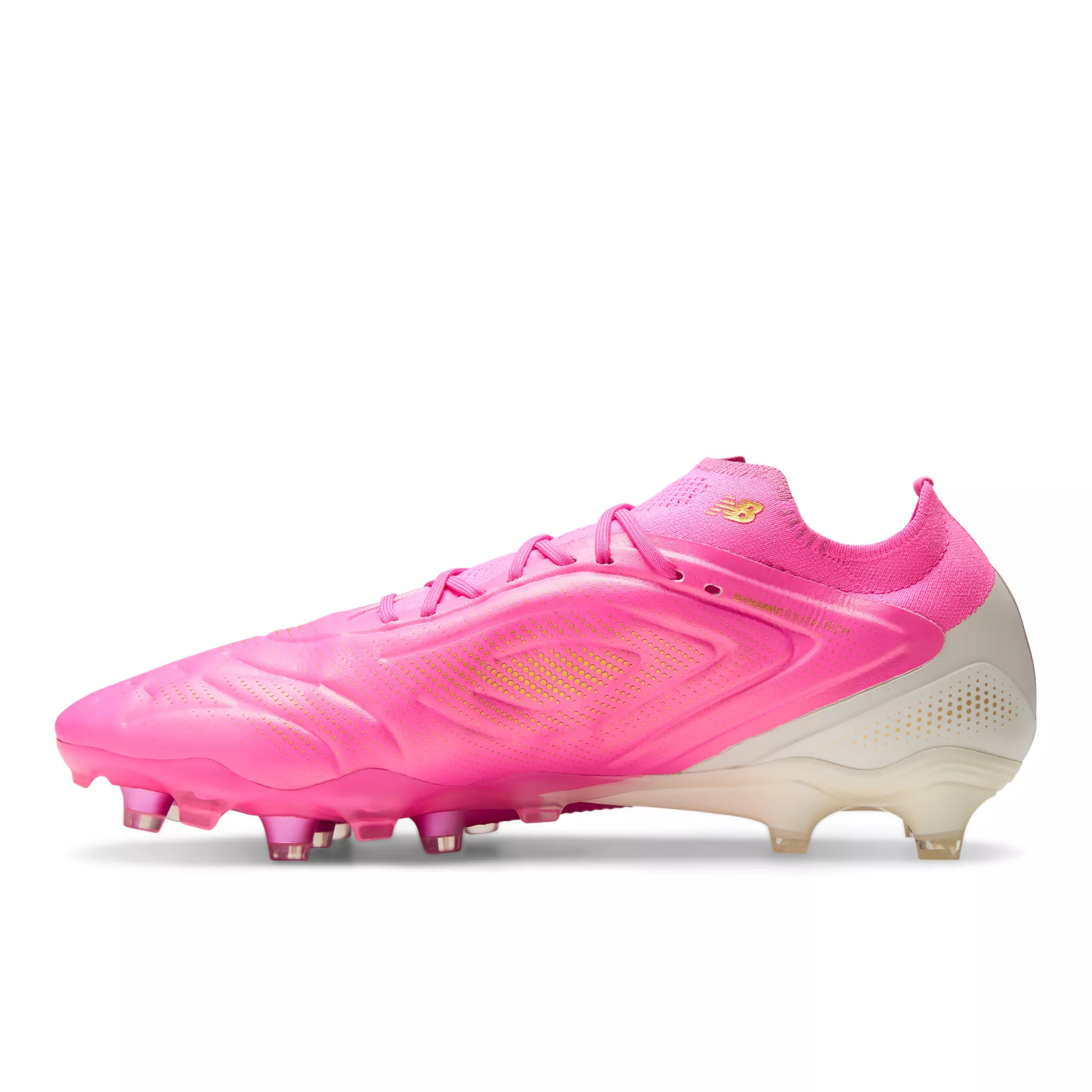 Pink Heat With Metallic Gold And Pink Satin