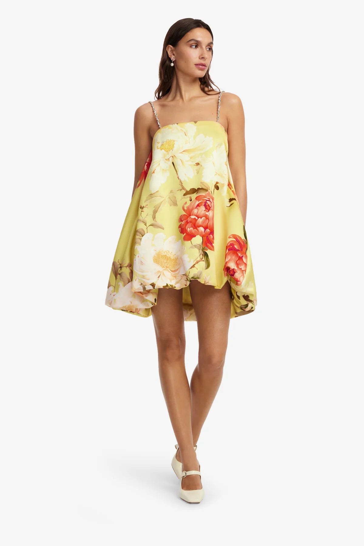 Peony Print in Yellow