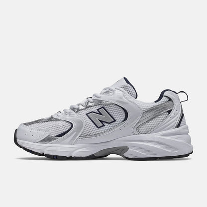 White With Natural Indigo