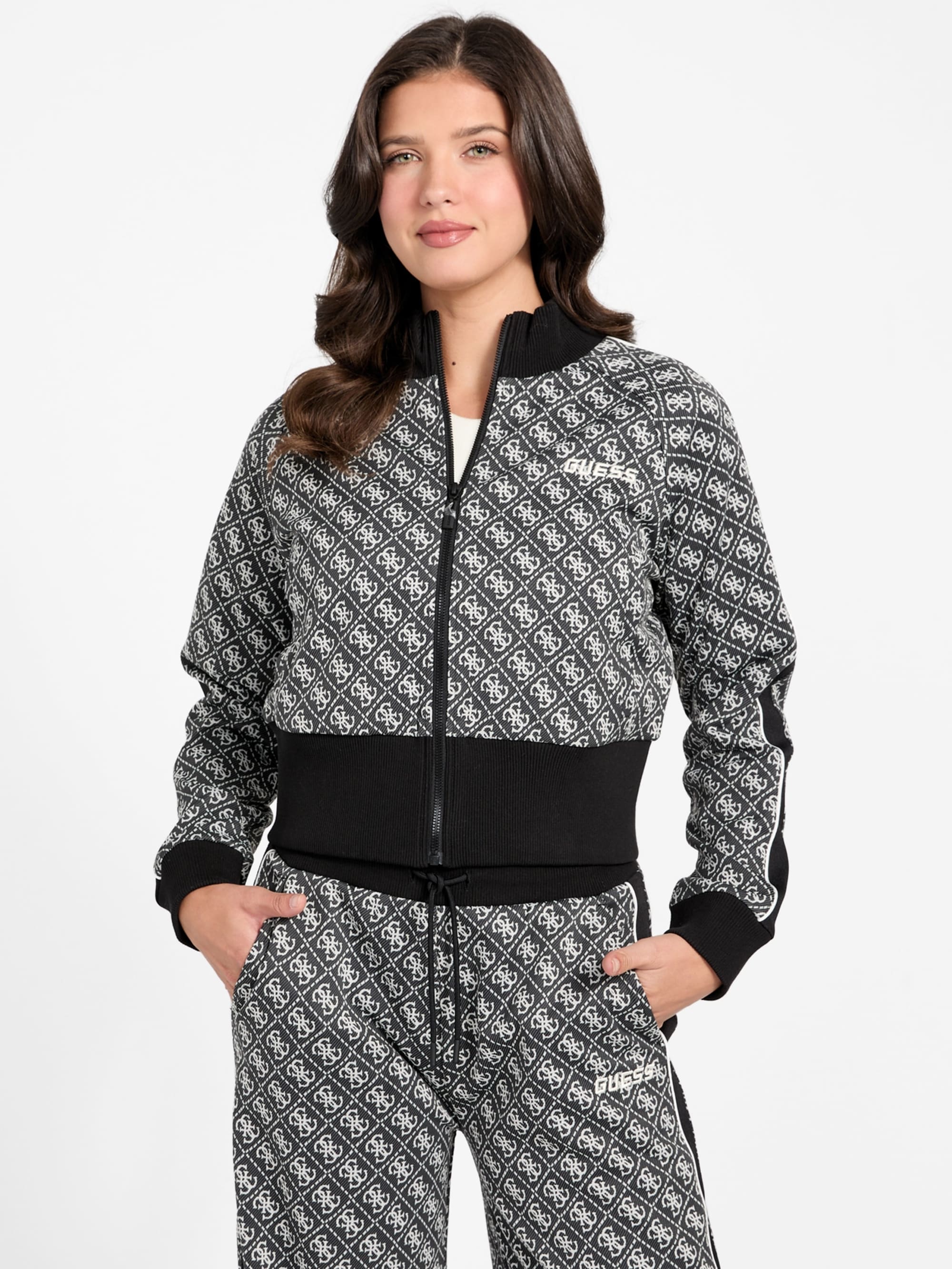 4G Rhombus Black Jacquard