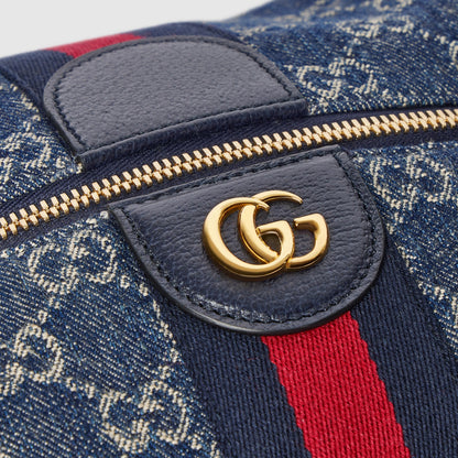 denim con GG azul y blanco
