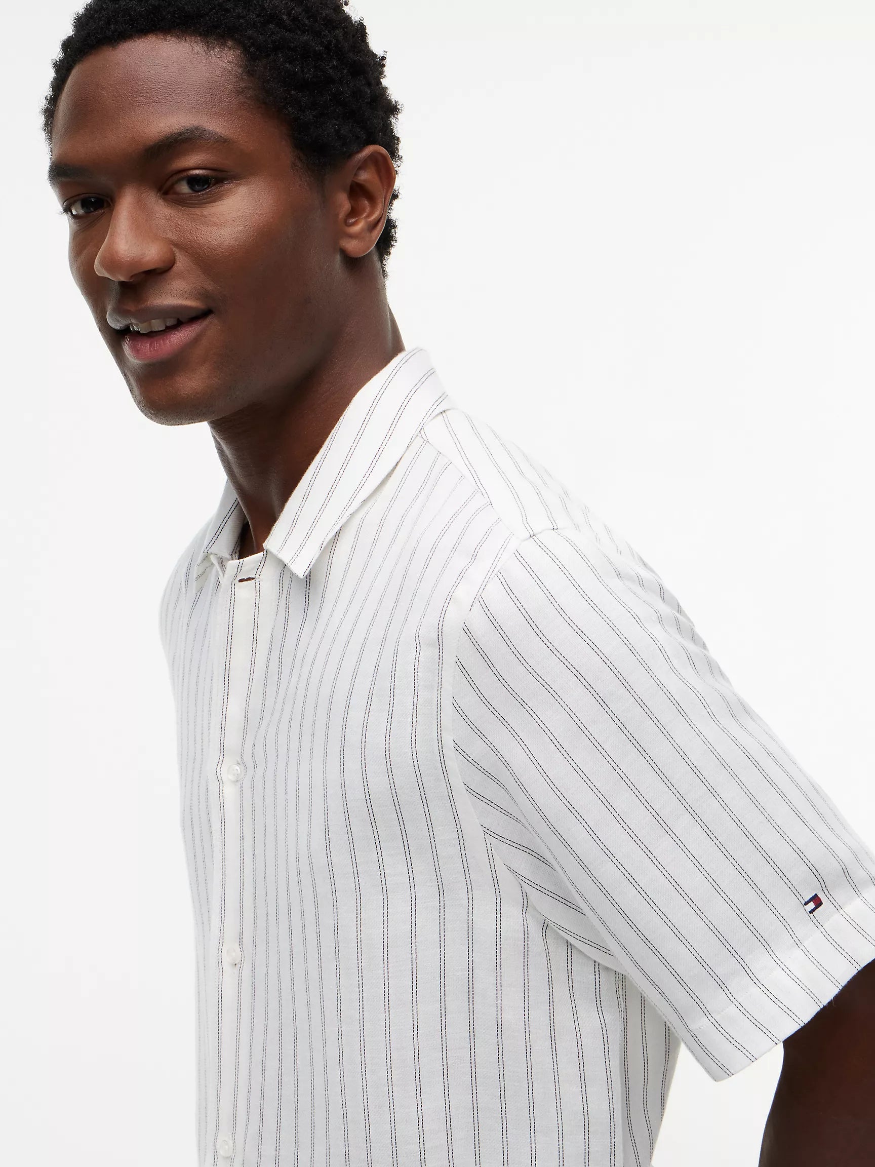 White/Black Stripe