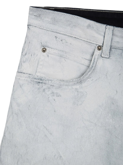 Gusa White Coated Twill
