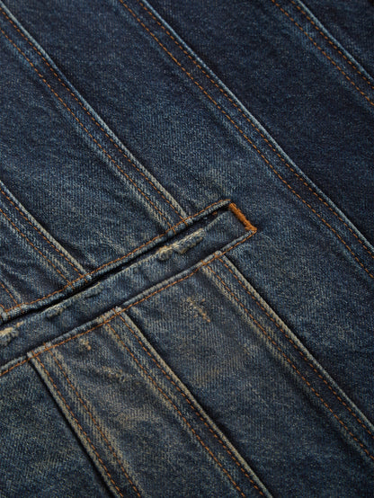 Gusa Sanded Dark Indigo W