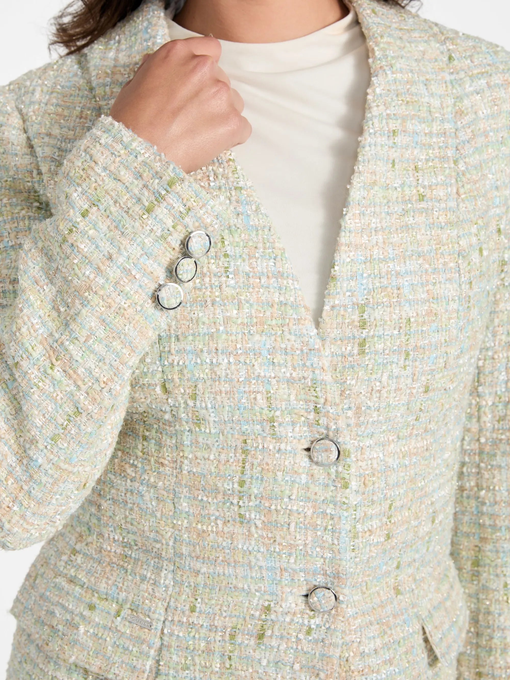 Green Mix Color Tweed