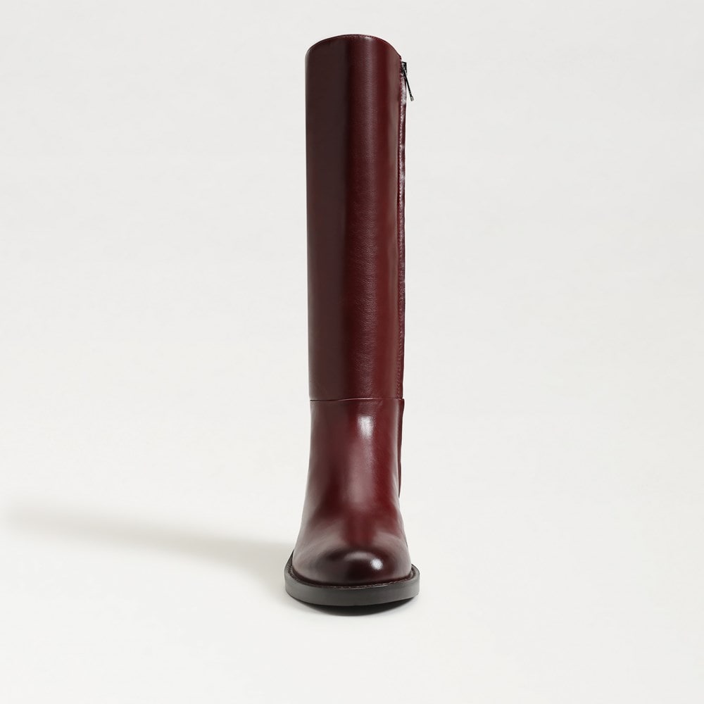 French Burgundy Leather