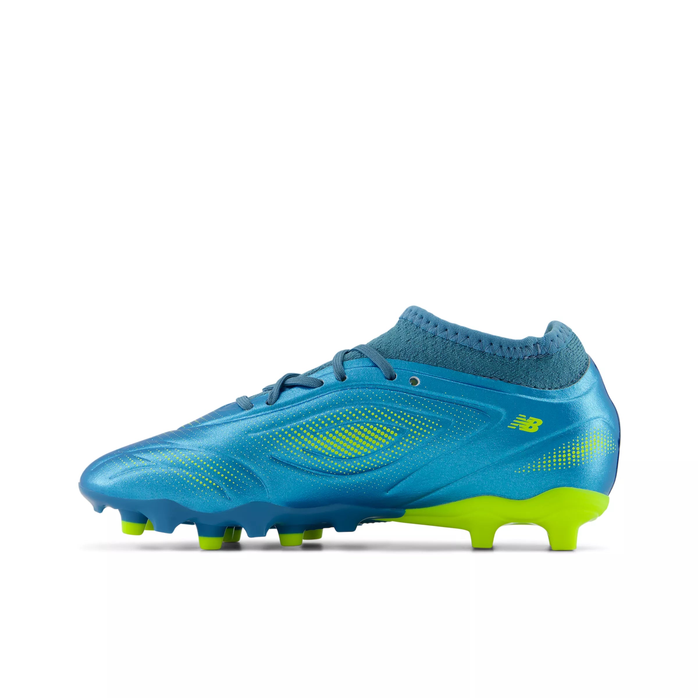 Metallic Blue With Alkaline Green