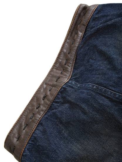 Gusa Sanded Dark Indigo W