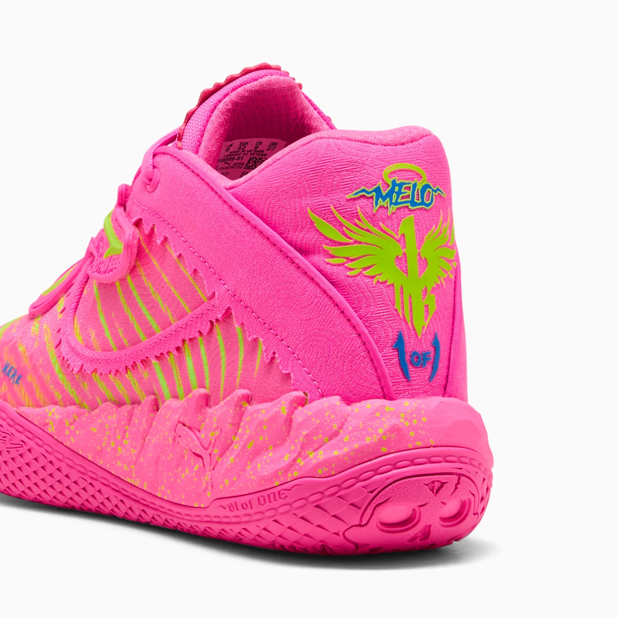 Poison Pink-Ultra Blue-Yellow Alert