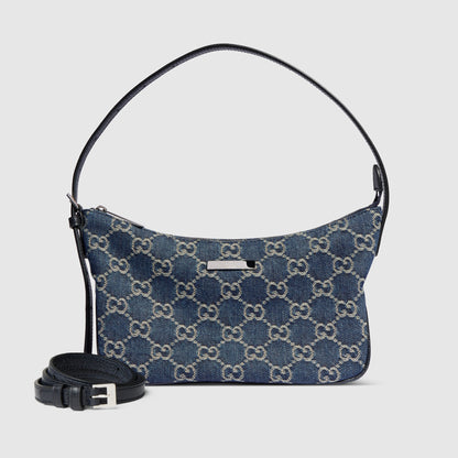 denim azul oscuro con GG