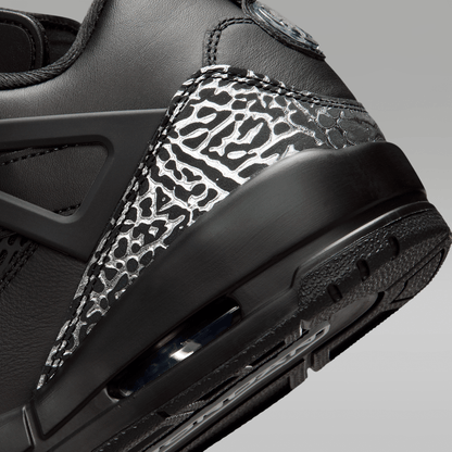 Black/Black/Metallic Silver