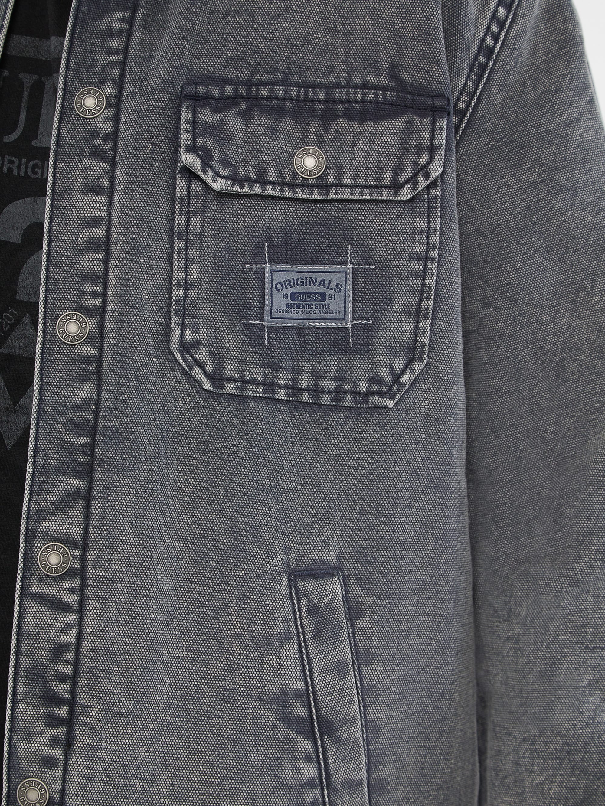 Go Blue Canvas Acid Wash