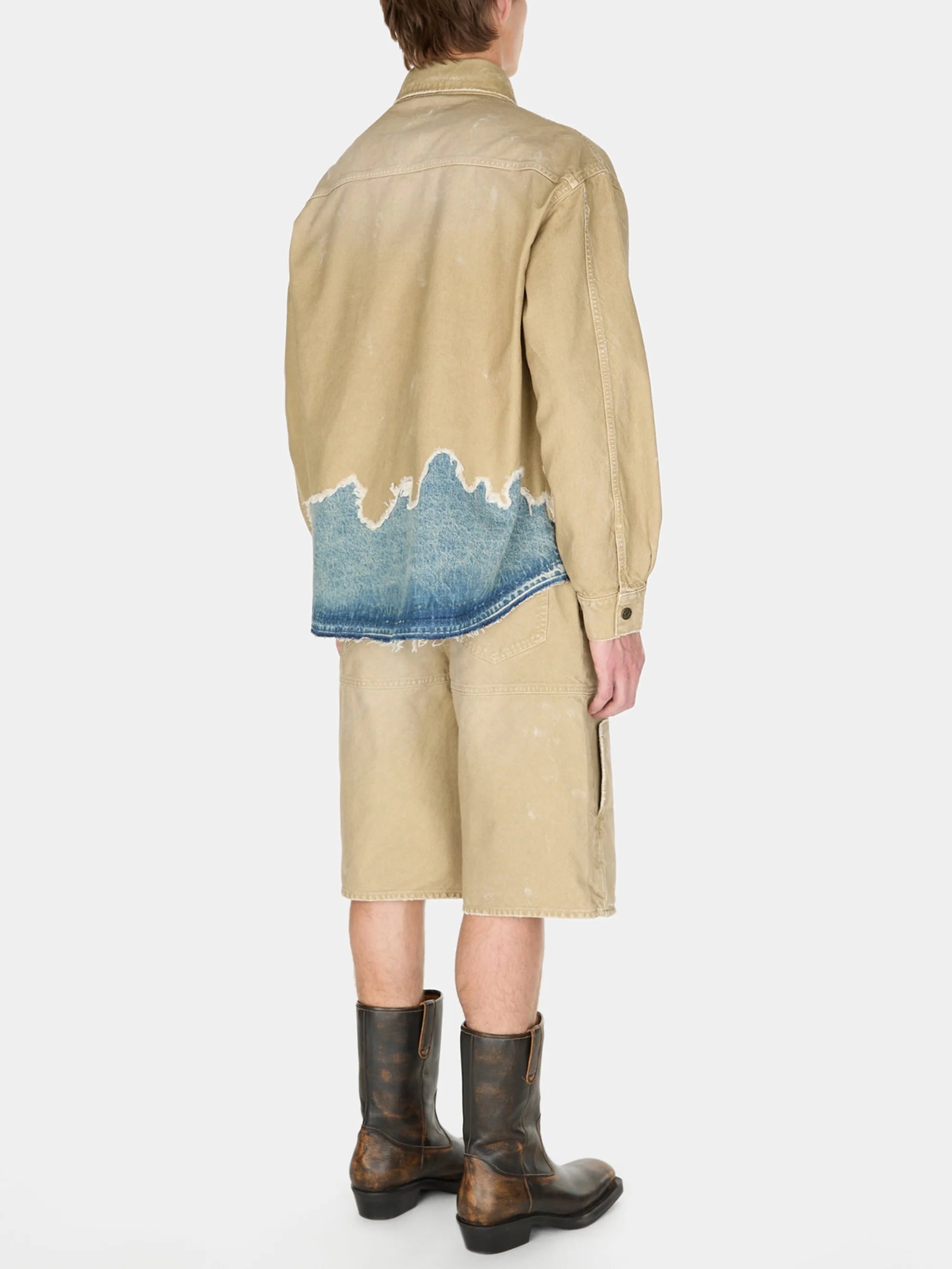 Gusa Vintage Indigo Tan W