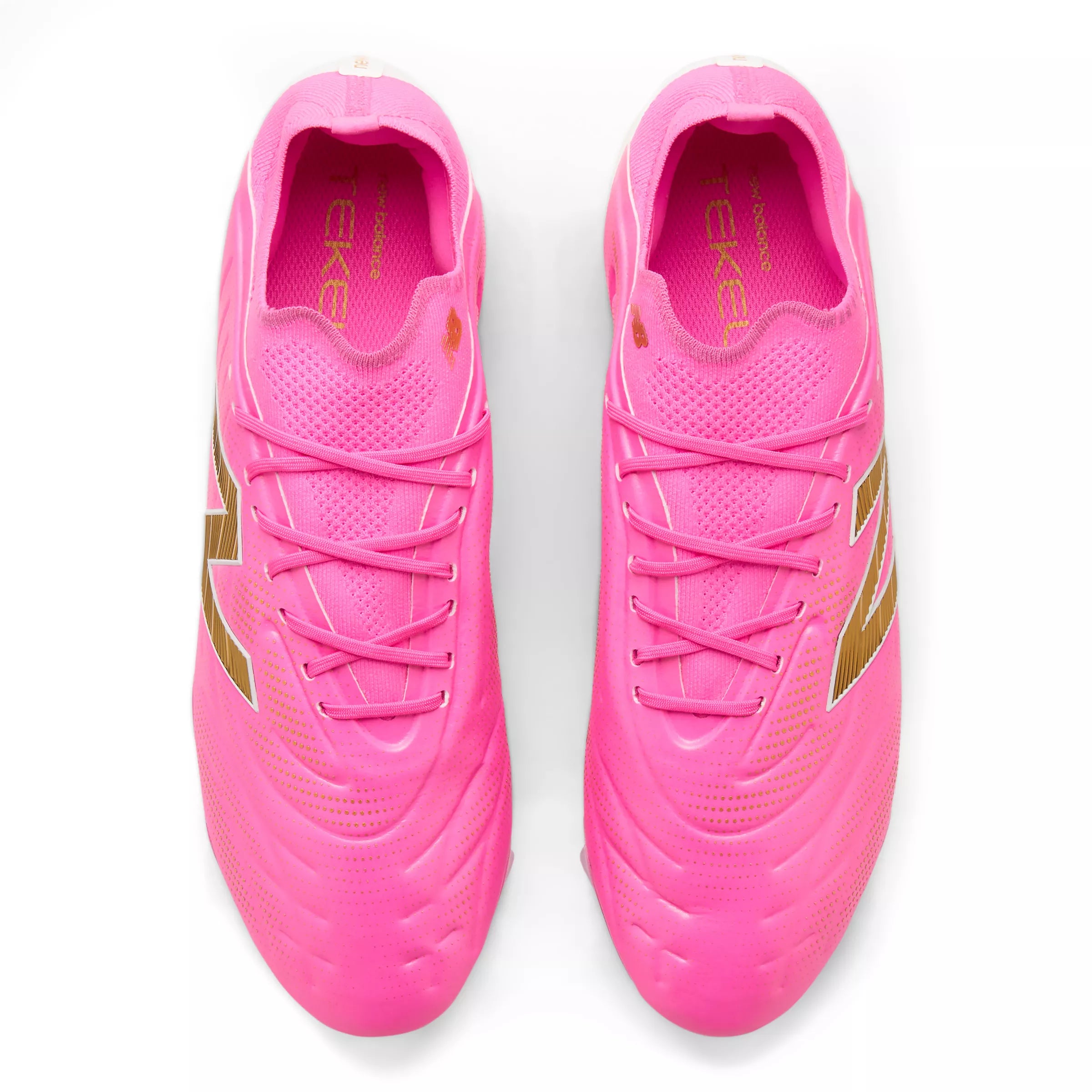 Pink Heat With Metallic Gold And Pink Satin