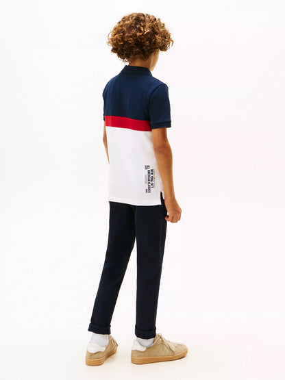 Dark Blue Colorblock