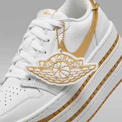 White/Metallic Gold/White