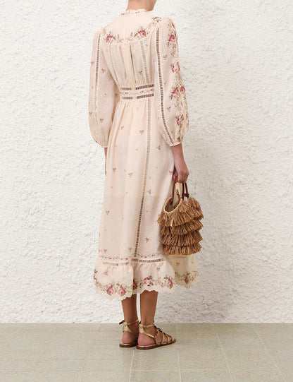 Cream Pink Rose