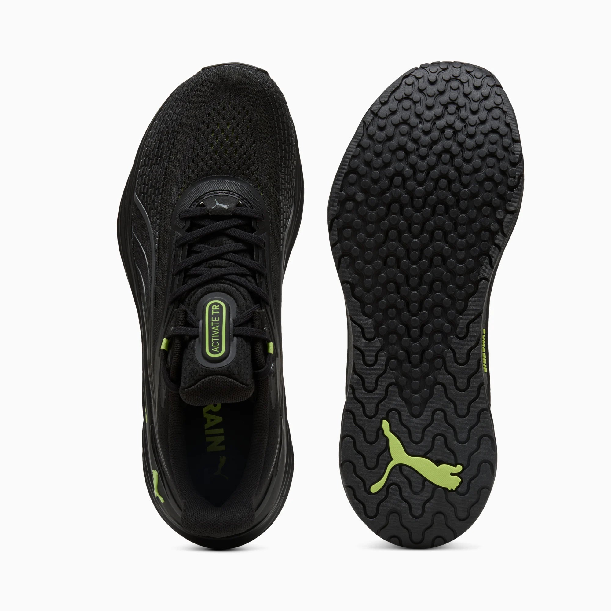 PUMA Black-Sunny Lime-Cool Dark Gray