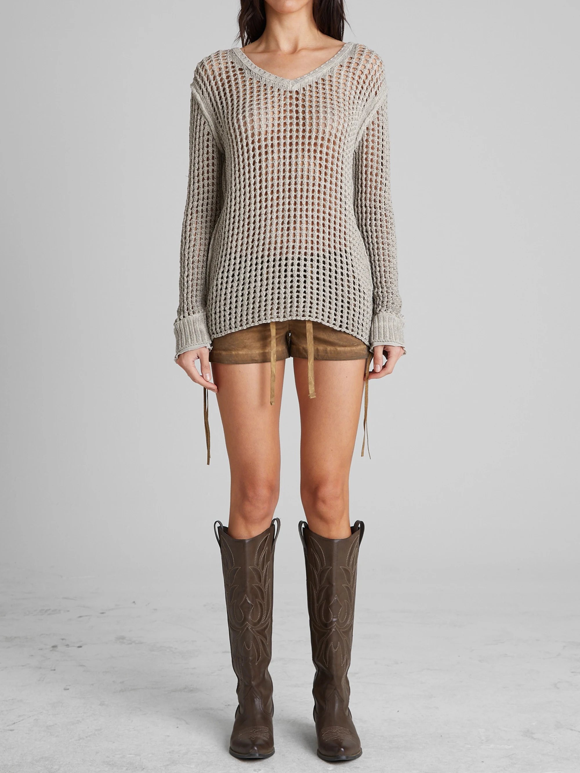 Gusa Crochet Beige
