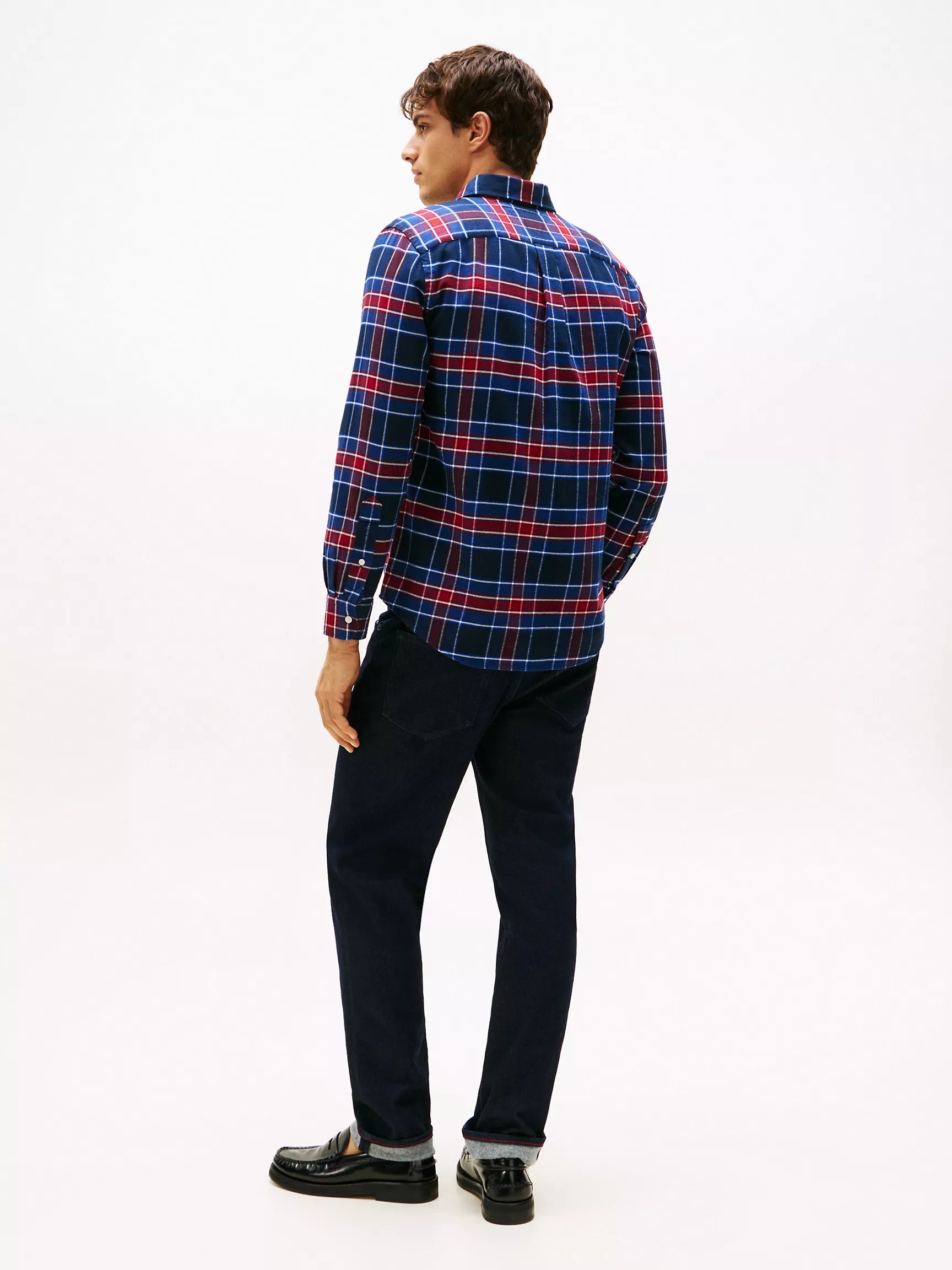 Preppy Navy Check