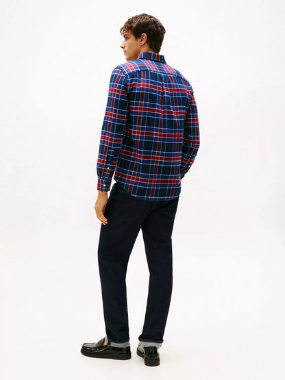Preppy Navy Check