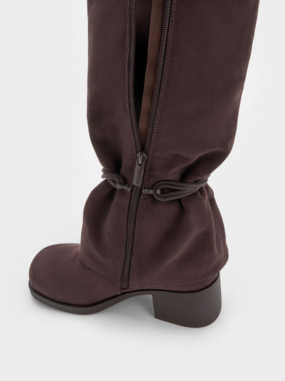 Dark Brown Textured