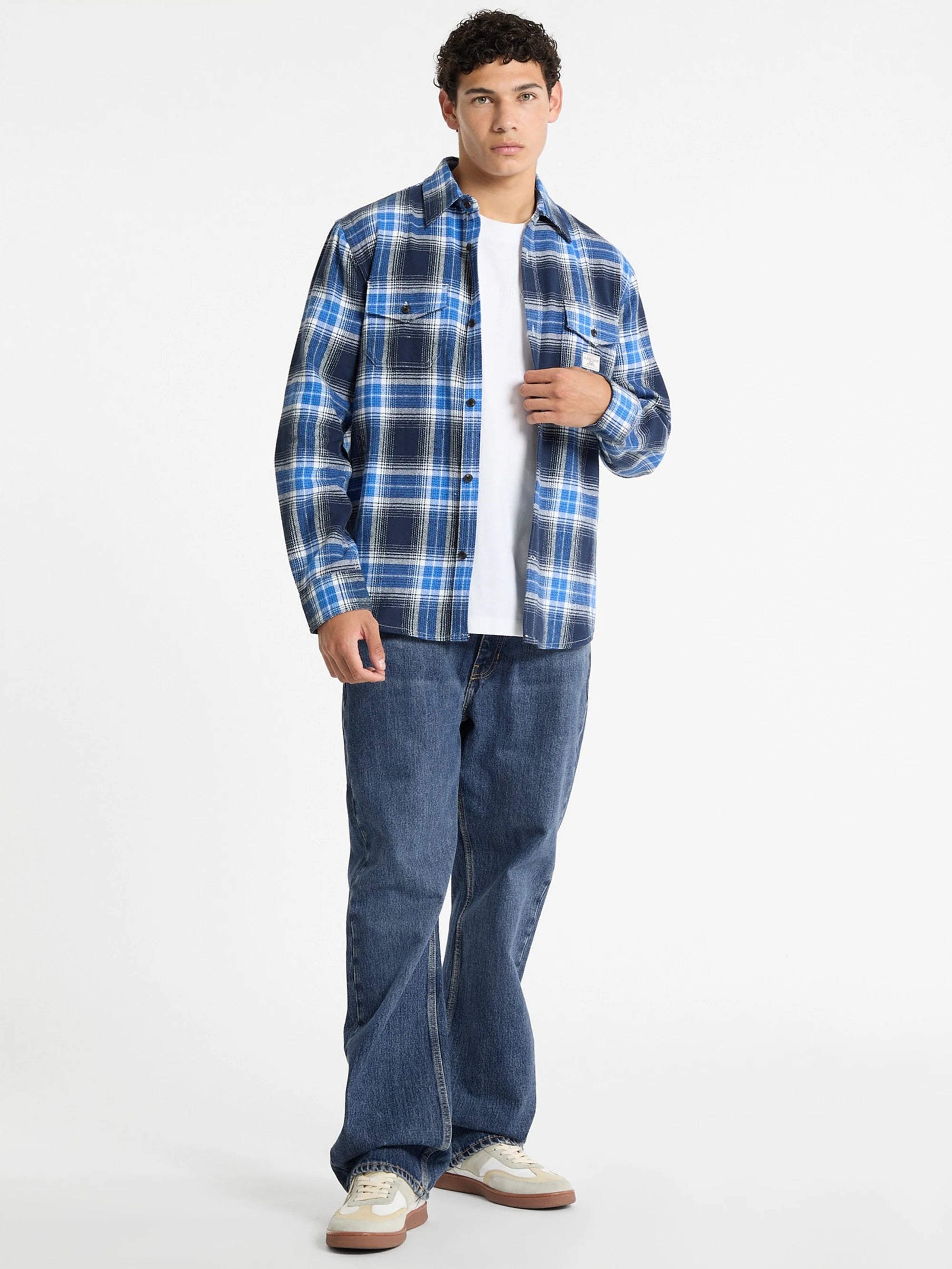 Blue/Black Check