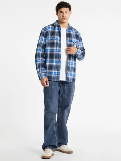 Blue/Black Check