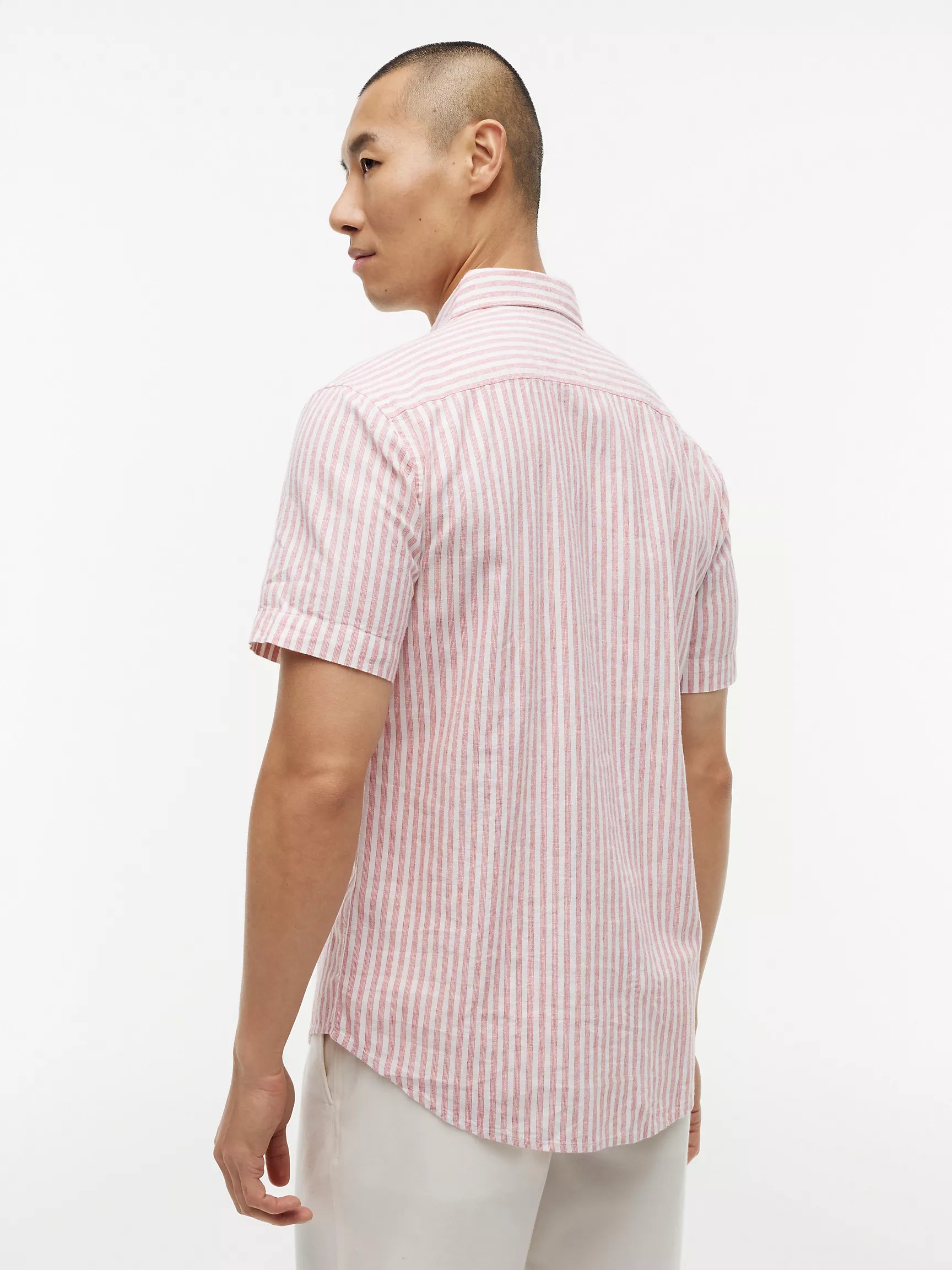 Vintage Pink/White Stripe