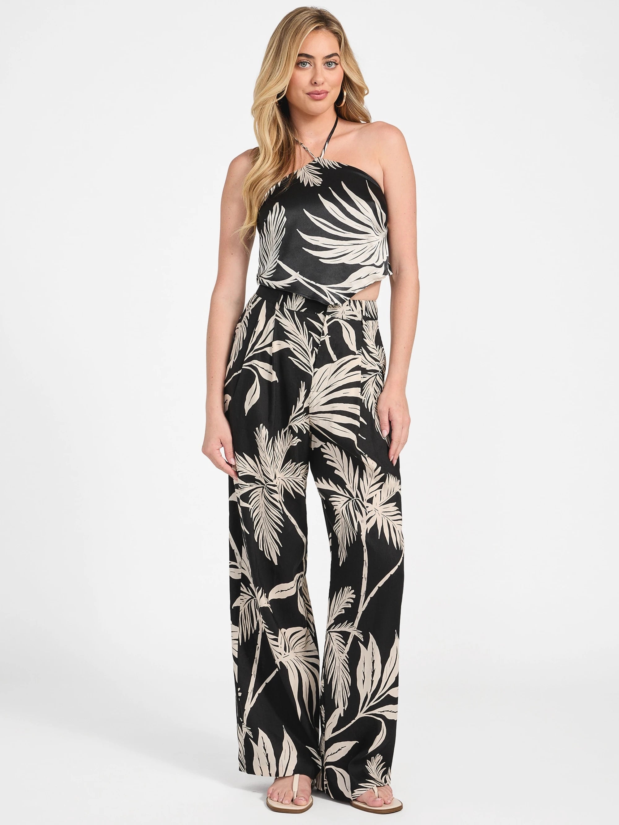Forest Tropical Blk Print
