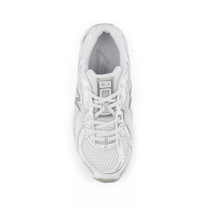 White With Silver Metallic