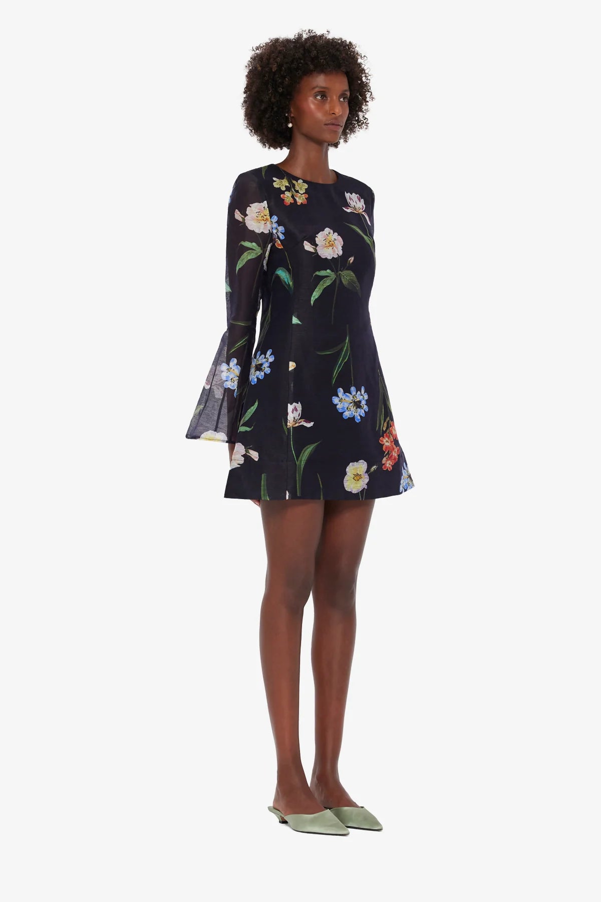 Botanical Print in Ebony