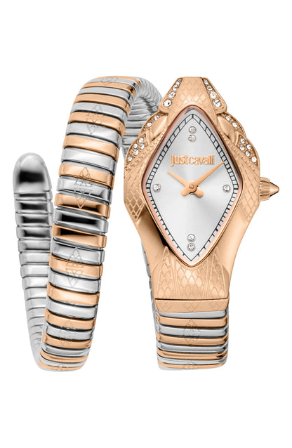 Two Tone Silver / Rose Gold