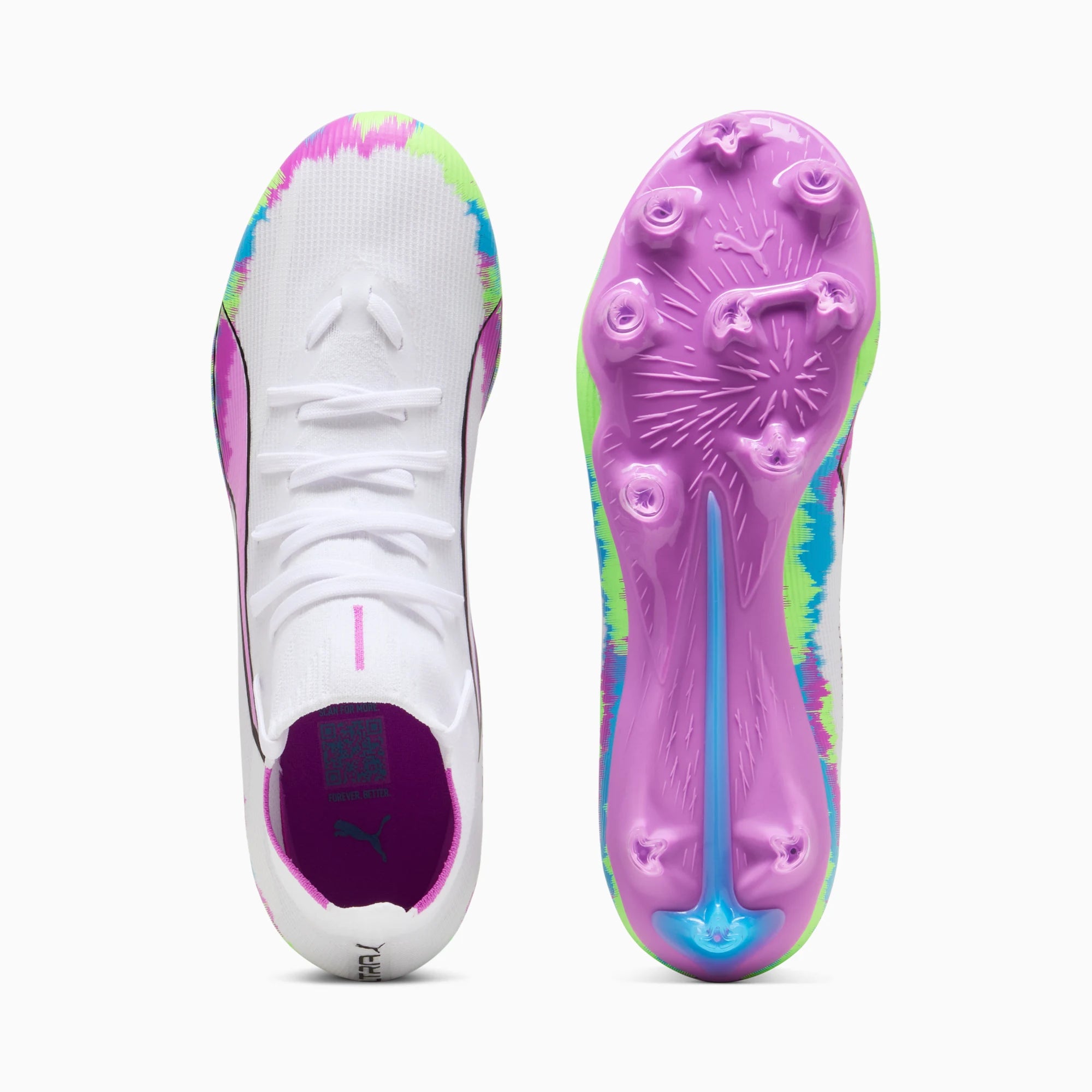 PUMA White-Fizzy Apple-Bright Aqua-Pure Magenta