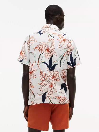 Ivory Petal Print
