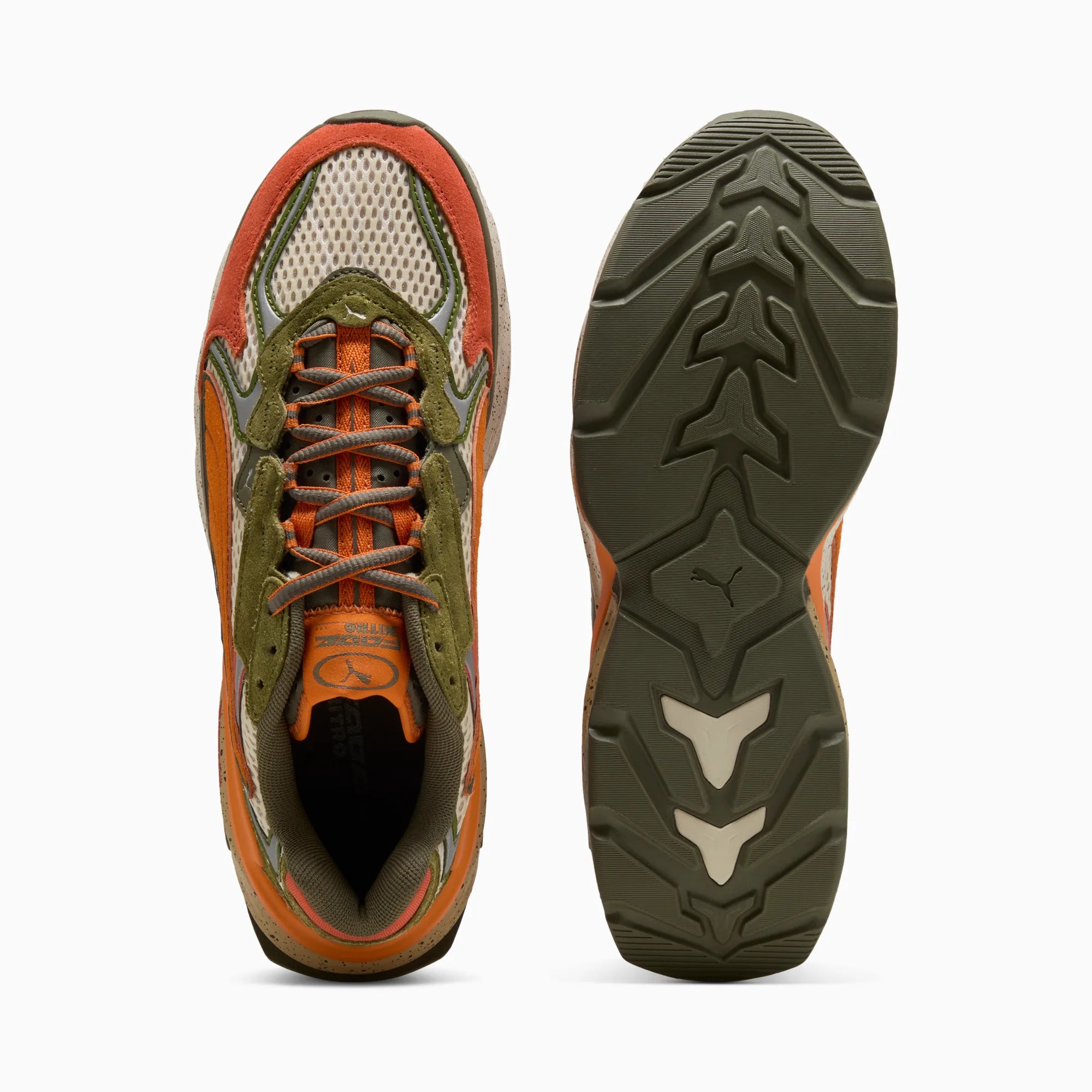 Vermillion-Amarena-Olive Green