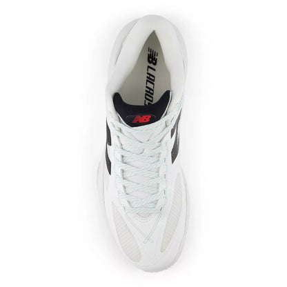 Nb White With Black And Silver Metallic