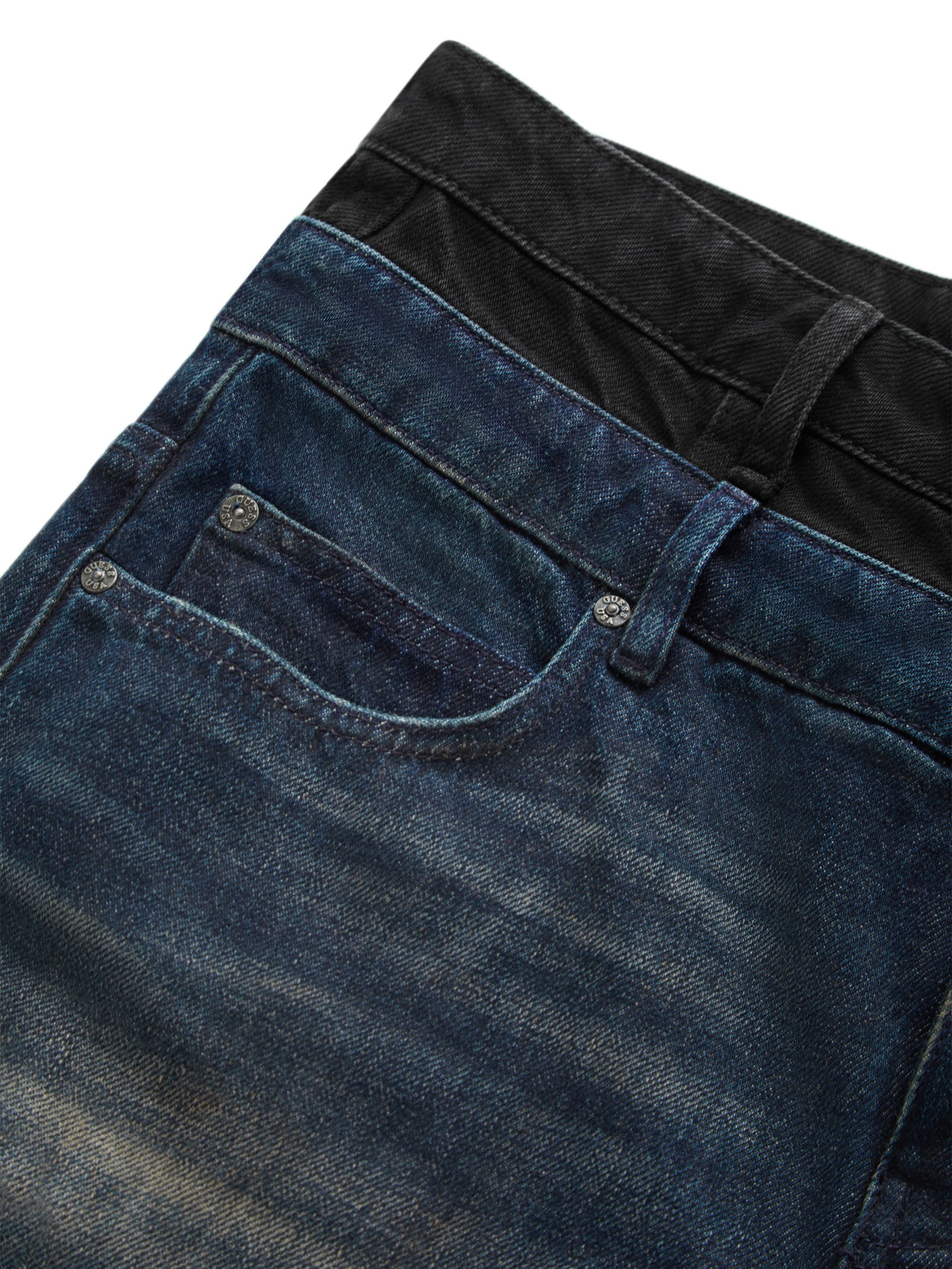 Gusa Sanded Dark Indigo W