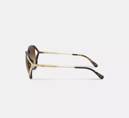 Dark Tortoise/Gold