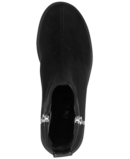 Black suede