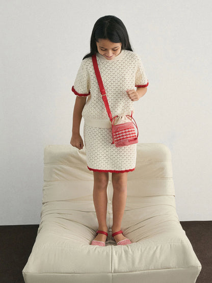 Gingham Red