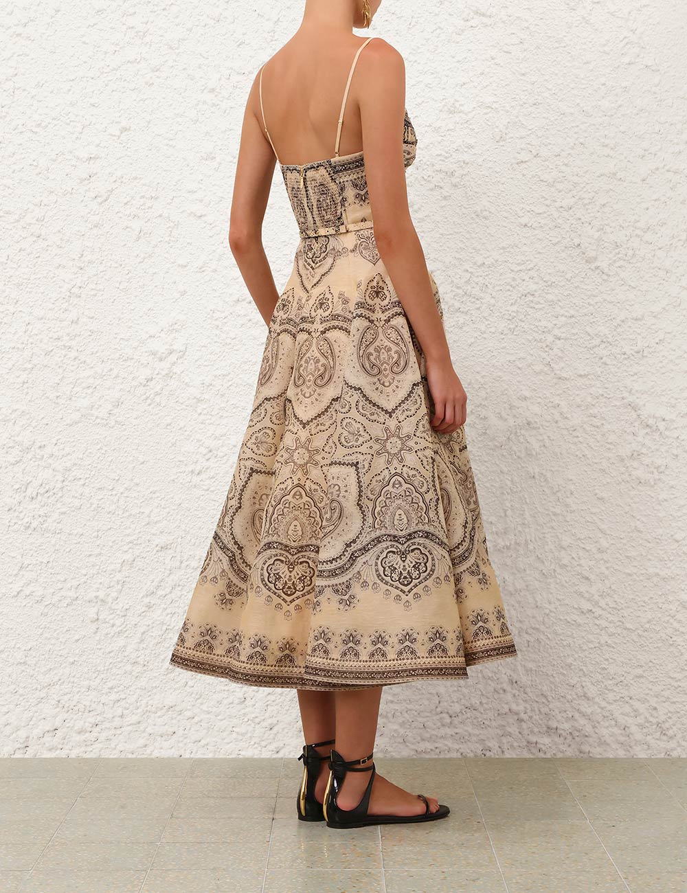 Cream Perla Paisley