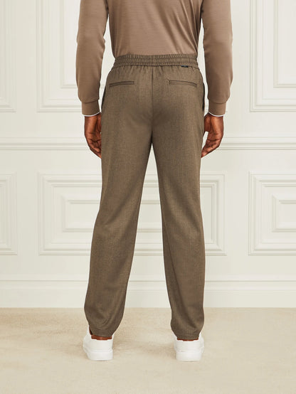 Brown Herringbone