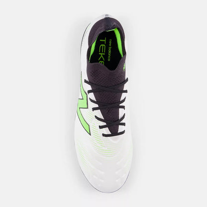 White With Black And Pixel Green