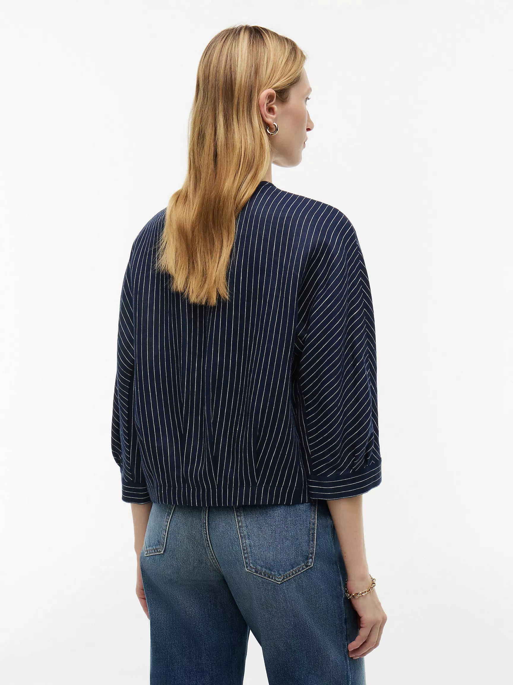 Pinstripe Navy