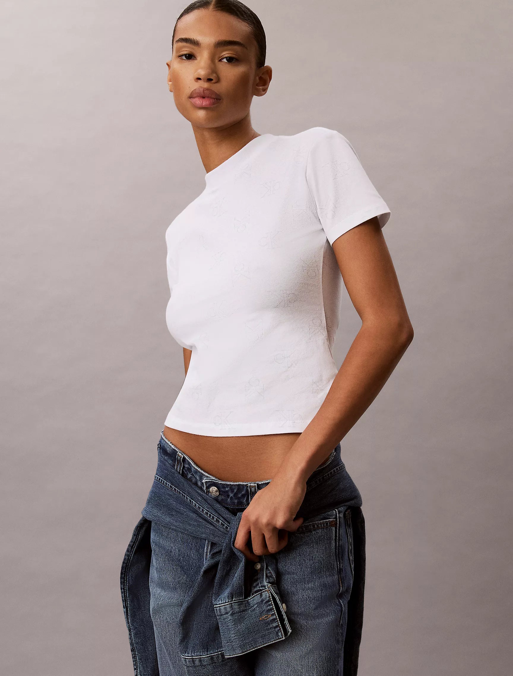 Bright White Aop