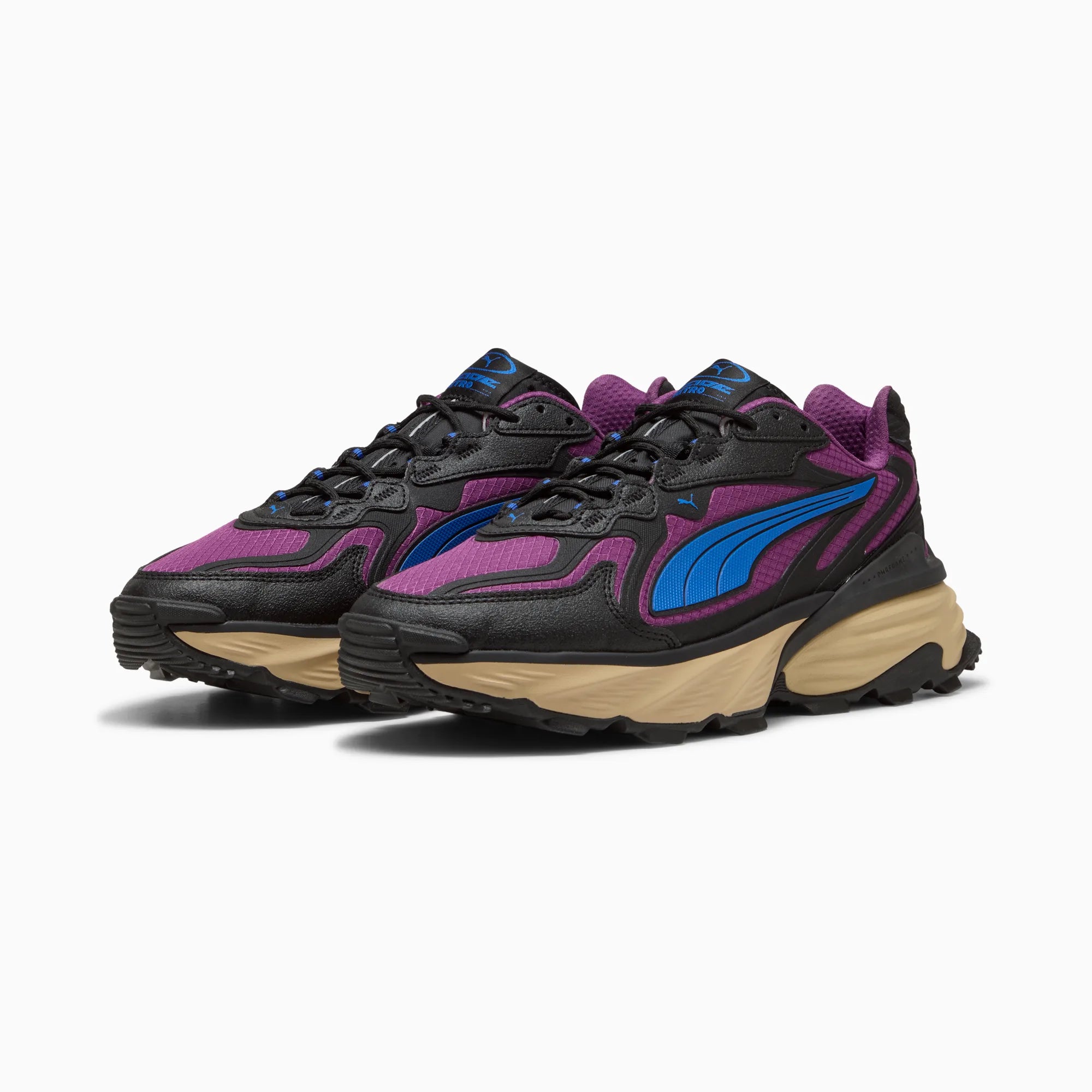 PUMA Black-Plum Wine-Mountain Blue