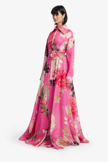 Peony Print in Fuchsia